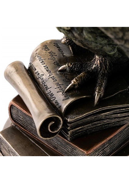 Bronz Renk Baykuş Figürü 23CM modelleri