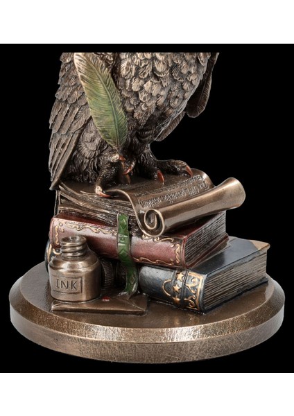 Bronz Renk Baykuş Figürü 23CM fırsatları