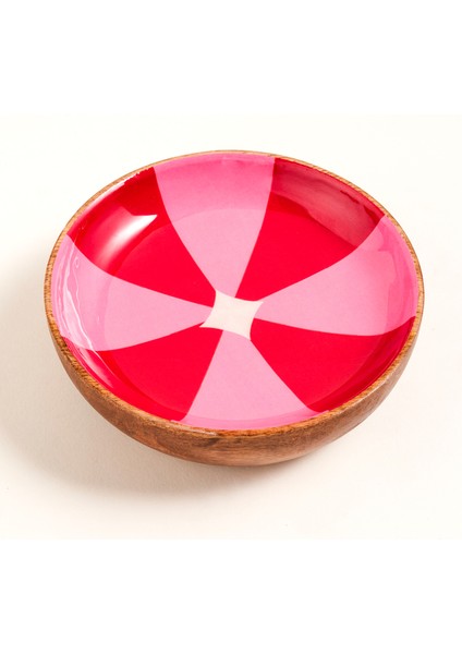 Lakrı Mango Ağacı Kase 13X13X4 cm Fuşya - Pembe indirimleri