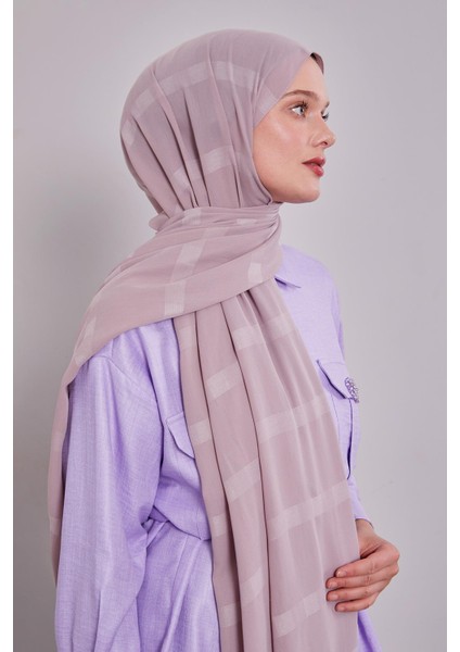 Lila Kendinden Çizgili Dream Şal fiyatları