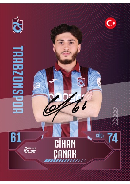 Trabzonspor - Pulse Futbolcu Kartları 2025/26 - Paket fiyatları