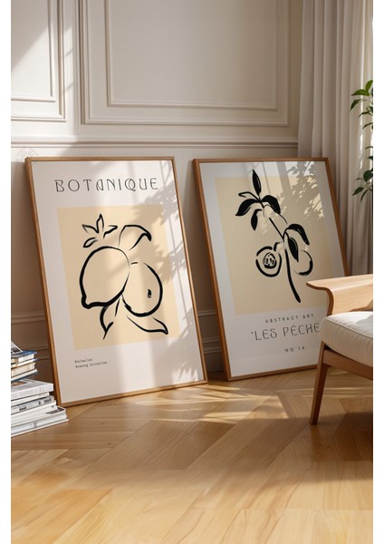 Bohemian 2'li Ahşap Çerçeveli Poster, Tablo Seti No:16 fırsatları