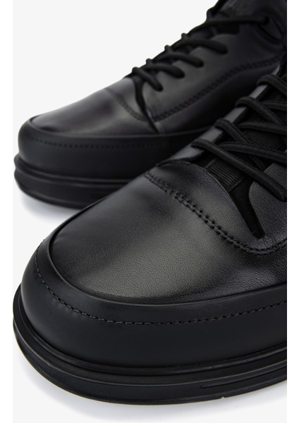 Erkek Hakiki Deri Siyah Deri Casual Ayakkabı 381 22546 Erk Ayk SK25-26 Sıyah Dr modelleri