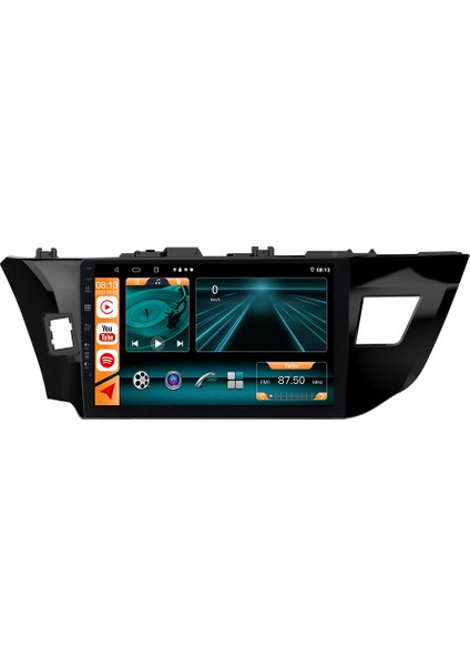 Toyota Corolla 2013 / 2016 Androidauto/carplay Multimedya