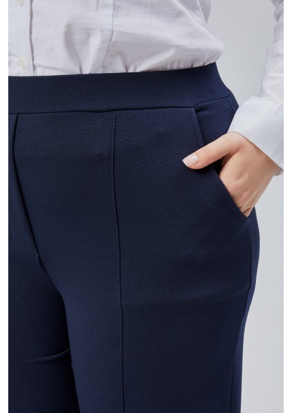 Normal Bel Lastikli Regular Pallazo Kadın Pantolon