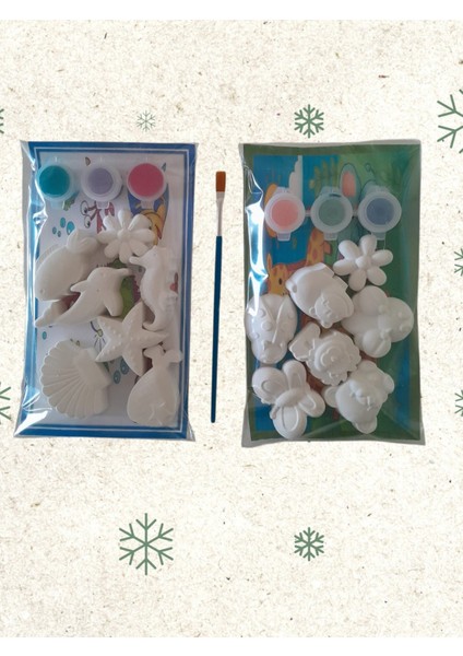2 Li Set Taş Boyama Seti-Anaokulu Etkinlik-Tatil Etkinlik-Aile Etkinlik-Hediye-Aktivite-Doğum Günü-Bayram Hediyesi-Okuma Bayramı Hediyesi-Okula Dönüş Hediyesi-Yılbaşı Hediyesi fırsatları