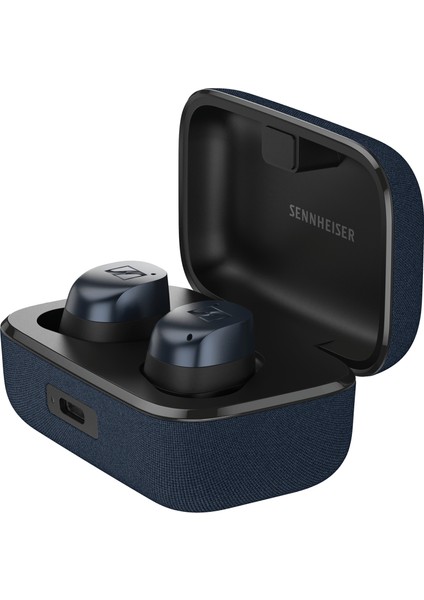 Momentum True Wireless 4 Bluetooth 5.4, Adaptif Anc, Aptx Lossless, 7mm Trueresponse Sürücü, 30 Saat Pil, IP54 Suya ve Toza Dayanıklı Kablosuz Kulak Içi Kulaklık - Denim