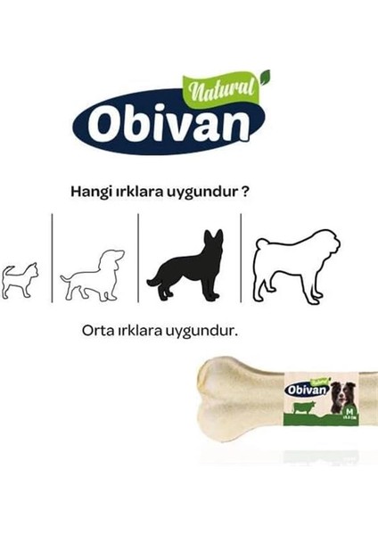 Köpekler Için Beyaz Pres Kemik 15CM (90GR) indirimleri