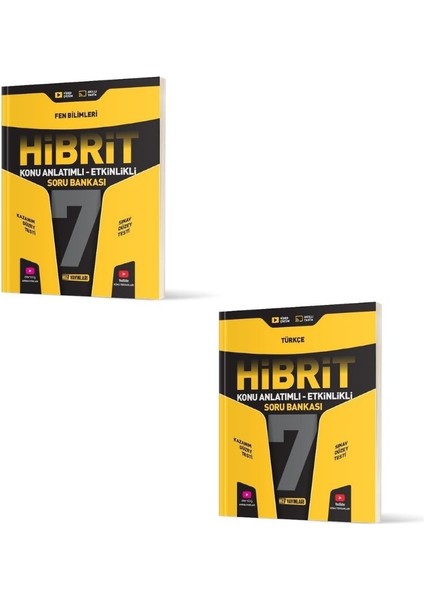 7.sınıf Hibrit Fen+Türkçe Soru Bankaları