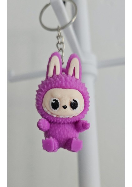Labubu Anahtarlık – 3D Baskı El Yapımı Sevimli Figür