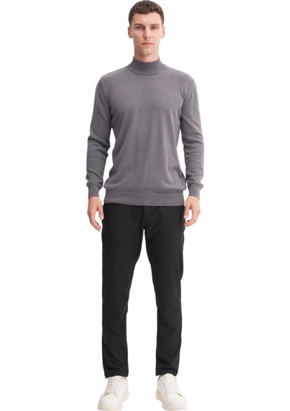 Slim Fit Pamuk Kumaş Basic Yarım Balıkçı Kazak fiyatları