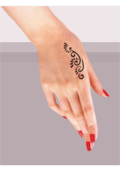 Minik Yapraklı Dallar Tattoo Geçici Dövme Şablonları Kına Kalıpları fiyatları