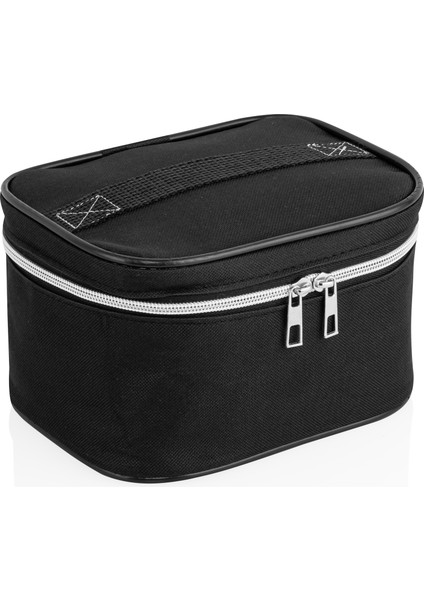 Captain Seyahat Makyaj Organizeri Çok Fonksiyonlu Kozmetik Çantası Kumaş - 200 Siyah
