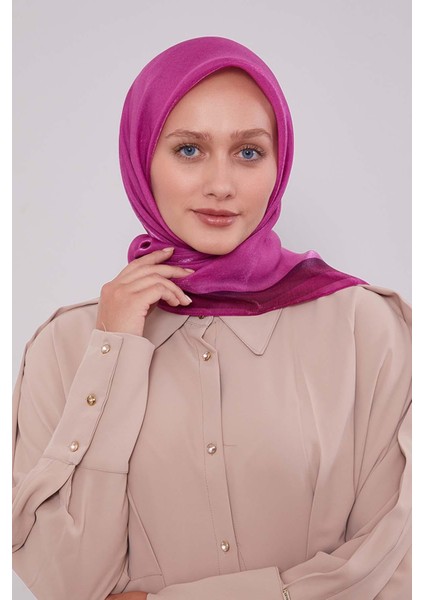 Fuşya Kehribar Eşarp modelleri