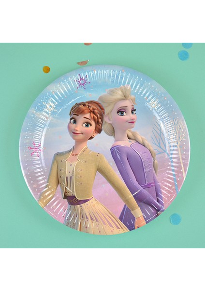 Frozen Temalı Doğum Günü Tabağı - 8’li Set Elsa/anna fiyatları
