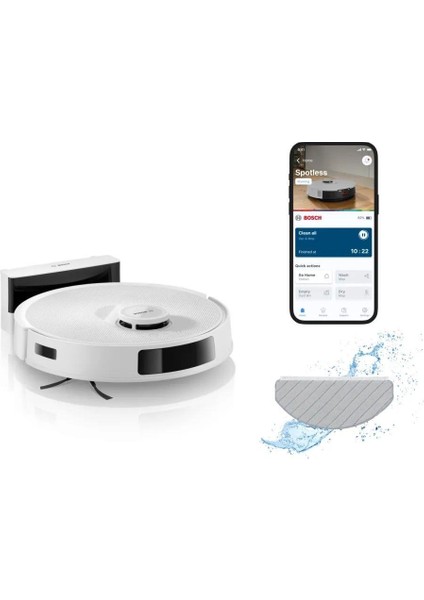 BCRC1W Akıllı Robot Süpürge Beyaz