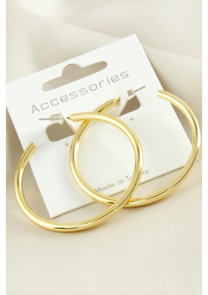 Zengezur Boru Halka Küpe 4,5 Cm-Sarı fiyatları