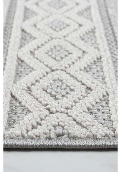 Dekoratif Loop Sisal Halı Tozumaz Polipropilen Dokuma Taban Modern Koridor Oda Halısı Gri modelleri