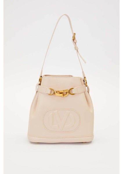 Vizon Büzgü Detaylı Omuz Çantası