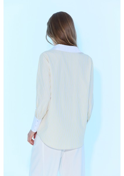 Studio SS6061 Sarı Gömlek modelleri