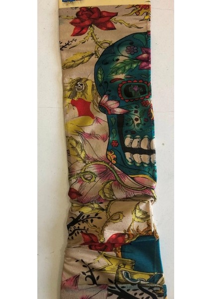 Çift Kol Giyilebilir Dövme Kuru Kafa Desenler Tattoo Sleeve fiyatları