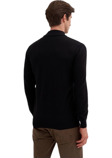 Slim Fit Pamuk Kumaş Basic Yarım Balıkçı Kazak modelleri