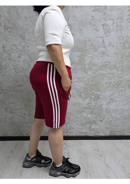 BSBYN-2245-BATTAL Beden Batan Şeritli Şort fiyatları