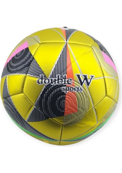 Futbol Topu Dikişli 420 gr No:5 - FB-490-SARI (Lisinya)