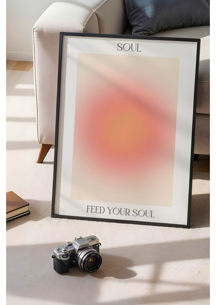 Aura Serisi Siyah Çerçeveli Poster, Tablo NO:142