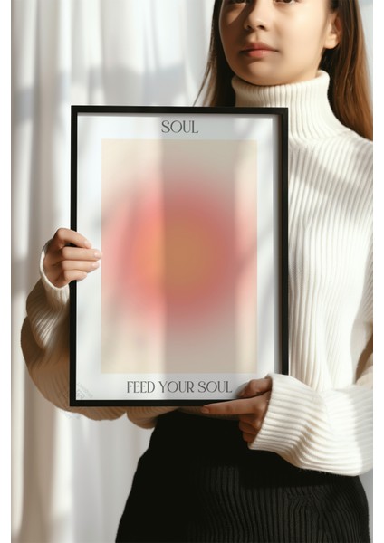 Aura Serisi Siyah Çerçeveli Poster, Tablo NO:142 modelleri