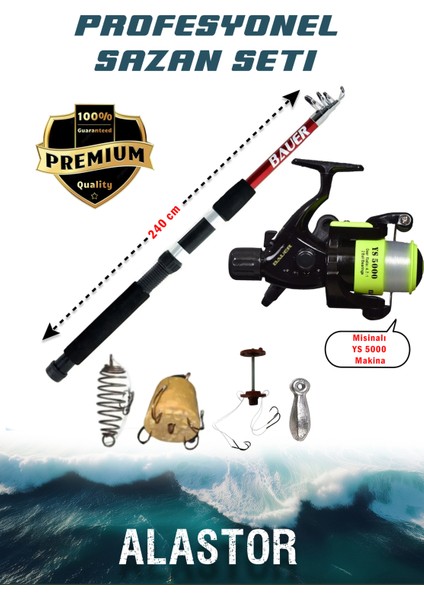 Profosyonel Sazan Olta Takımı Sazan Olta Seti Makineli Olta 240 Kamış Makinelı Olta