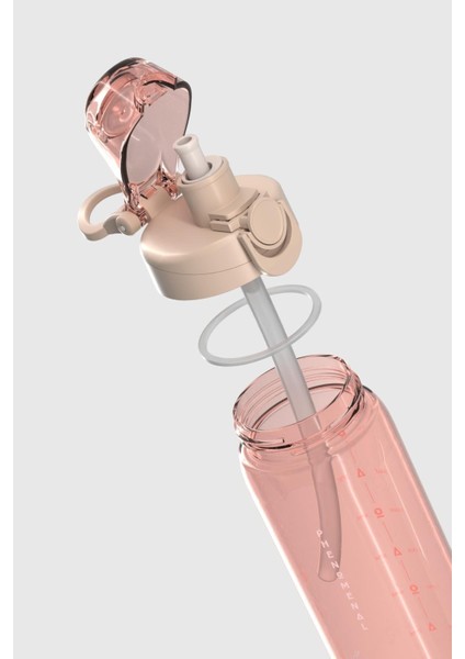 Wave Duplo 630 ml Opsiyonel Pipetli Tritan Matara 912176 Bej fırsatları