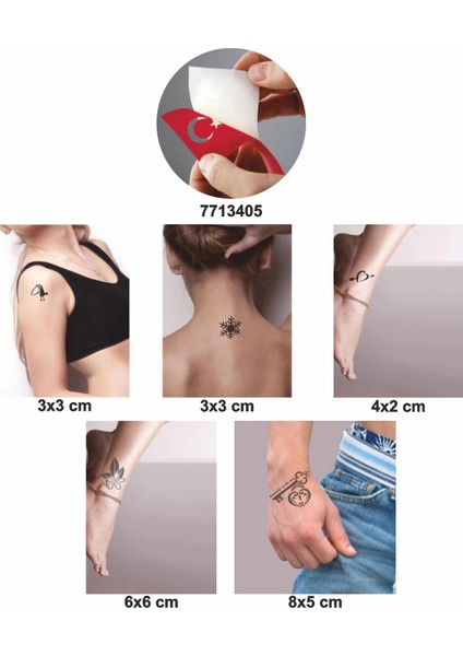 Dürüst Desenler 5 Li Set Geçici Dövme Kına Şablonu fiyatları
