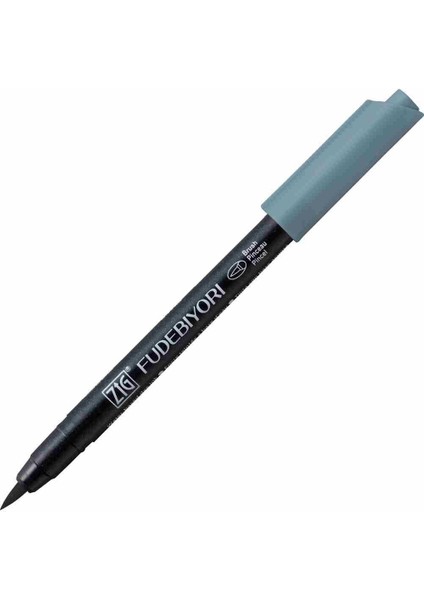 Fudebiyori Brush Pen Fırça Uçlu Kalem 92 Blue Gray