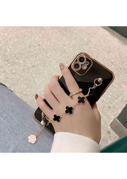 Bileklik ve Telefon Tutucu Yonca Mor modelleri