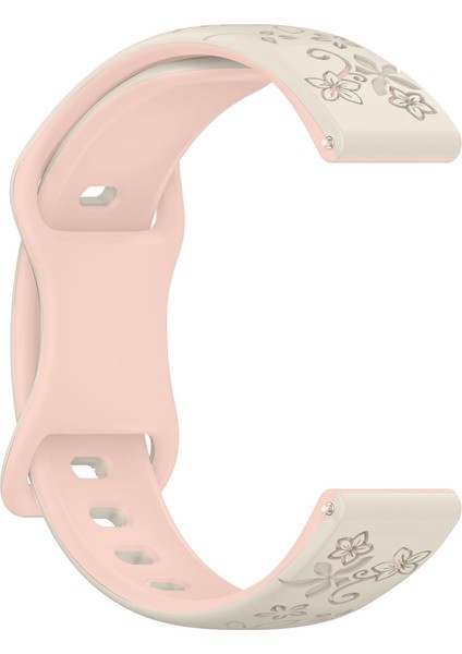 Huawei Watch Gt6 41MM Uyumlu Floraflex Çiçek Desenli Yumuşak Soft Silikon Kordon fırsatları