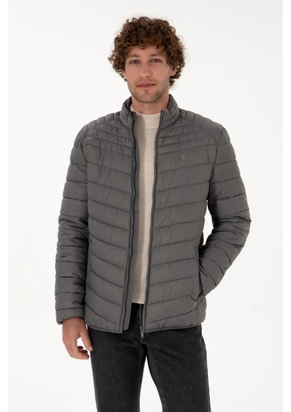 Erkek Gri Mont 50312001-VR024