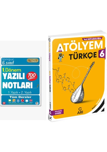 6. Sınıf Yazılı Notları 1. Dönem 1 ve 2. Yazılı ve Arı Yayıncılık 6. Sınıf Türkçe Atölyem