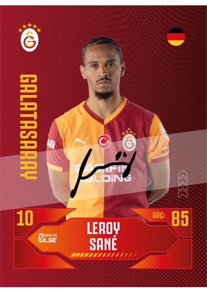 Galatasaray - Pulse Futbolcu Kartları 2025/26 - Paket modelleri