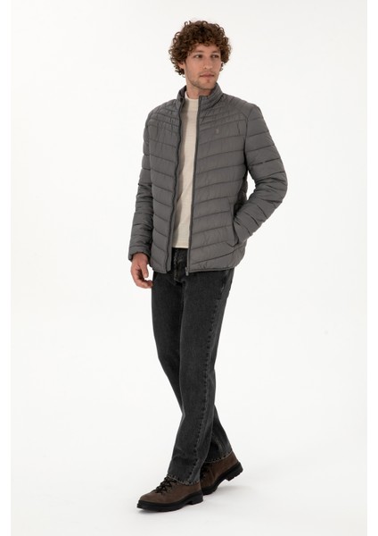 Erkek Gri Mont 50312001-VR024 fırsatları