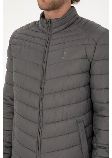 Erkek Gri Mont 50312001-VR024