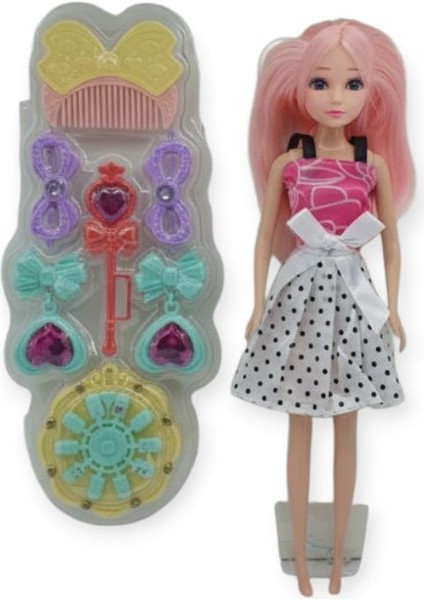 Prenses Bebek Makyaj Seti - Beyaz (Bamido)