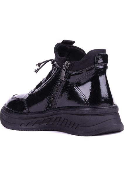 - Hakiki Deri Siyah Rugan Kadın Yarım Bot - 25102253 fırsatları