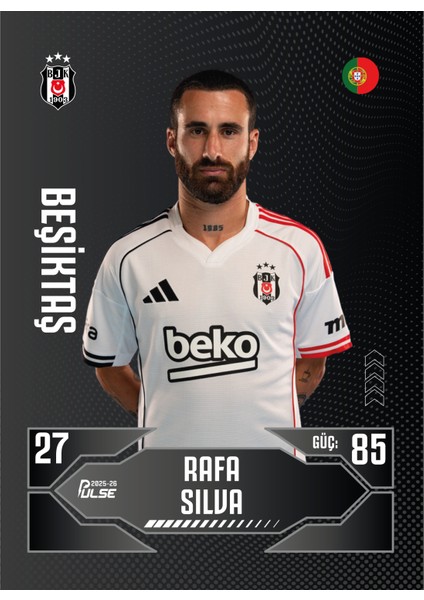 Eco Bundle - Beşiktaş - Pulse Futbolcu Kartları 2025/26 - 5 Paket fırsatları