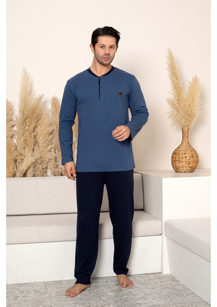 %100 Pamuk Erkek Ekose Pijama Takımı- Babalar Günü Serisi fiyatları