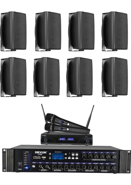 Drt-6 Sütun Hoparlör Mağaza Dükkan Kafe Seslendirme ve Okul Anons Sistemi