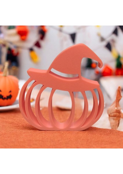 Halloween Bal Kabağı Cadı Şapkalı Parti Aksesuarı Cadılar Bayramı