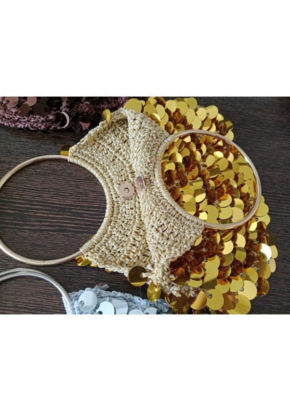 Pullu Gold Çanta ⭐ indirimleri