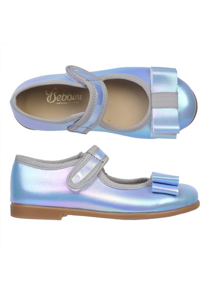 Chloe-Özel Gün Mavi Elsa Vegan Kız Çocuk Babet