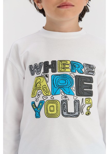 Bg Store Erkek Çocuk Beyaz Tshirt modelleri